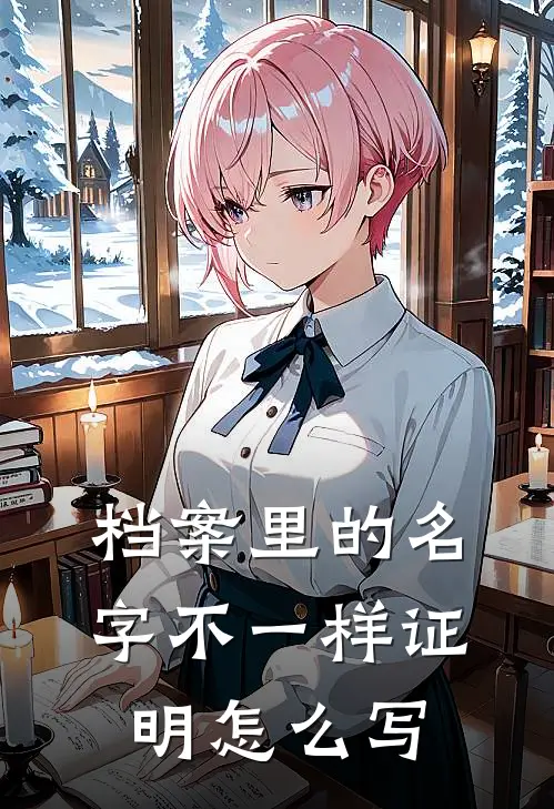 档案里的名字不一样证明怎么写