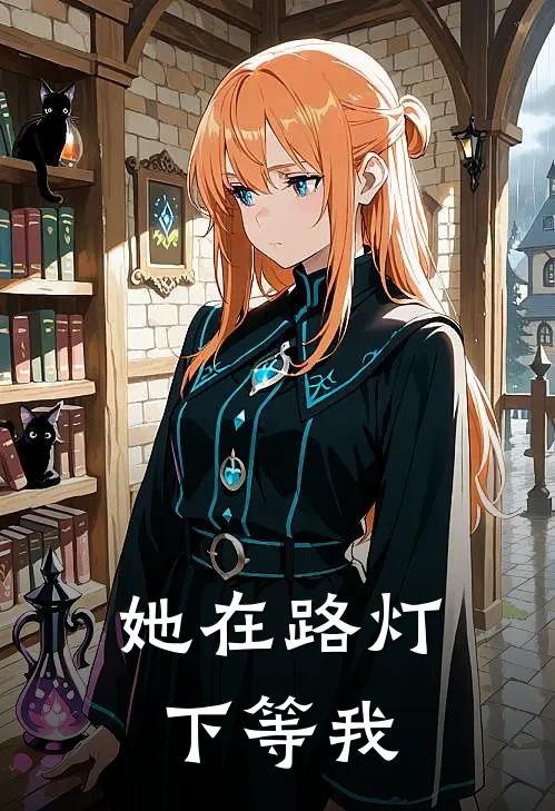 她在路灯下等我